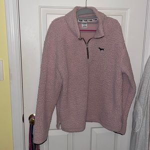 Pink Sherpa Quarterzip